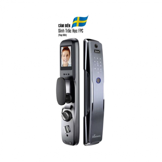 KHÓA THÔNG MINH MÀN HÌNH CHUÔNG DEMAX SL899 GC - APP WIFI