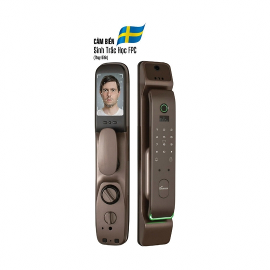 KHOÁ THÔNG MINH NHẬN DIỆN KHUÔN MẶT FACE ID DEMAX SL928 PB